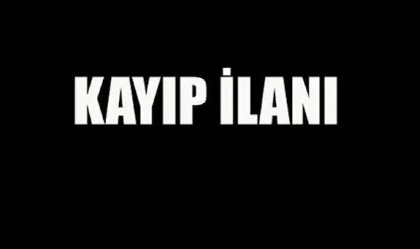 Kayıp İlanı